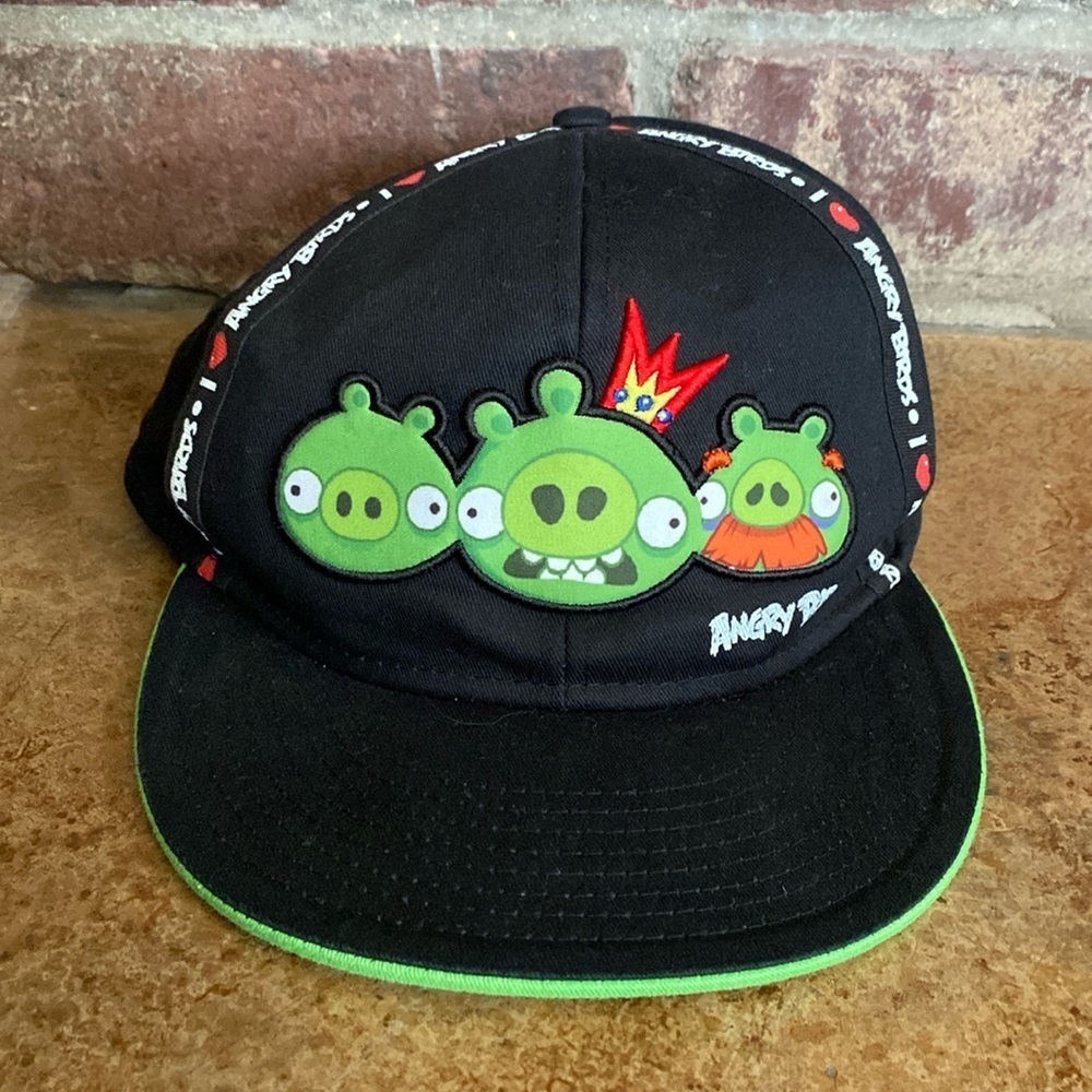 Angry Birds green pigs SnapBack baseball cap‎ hat